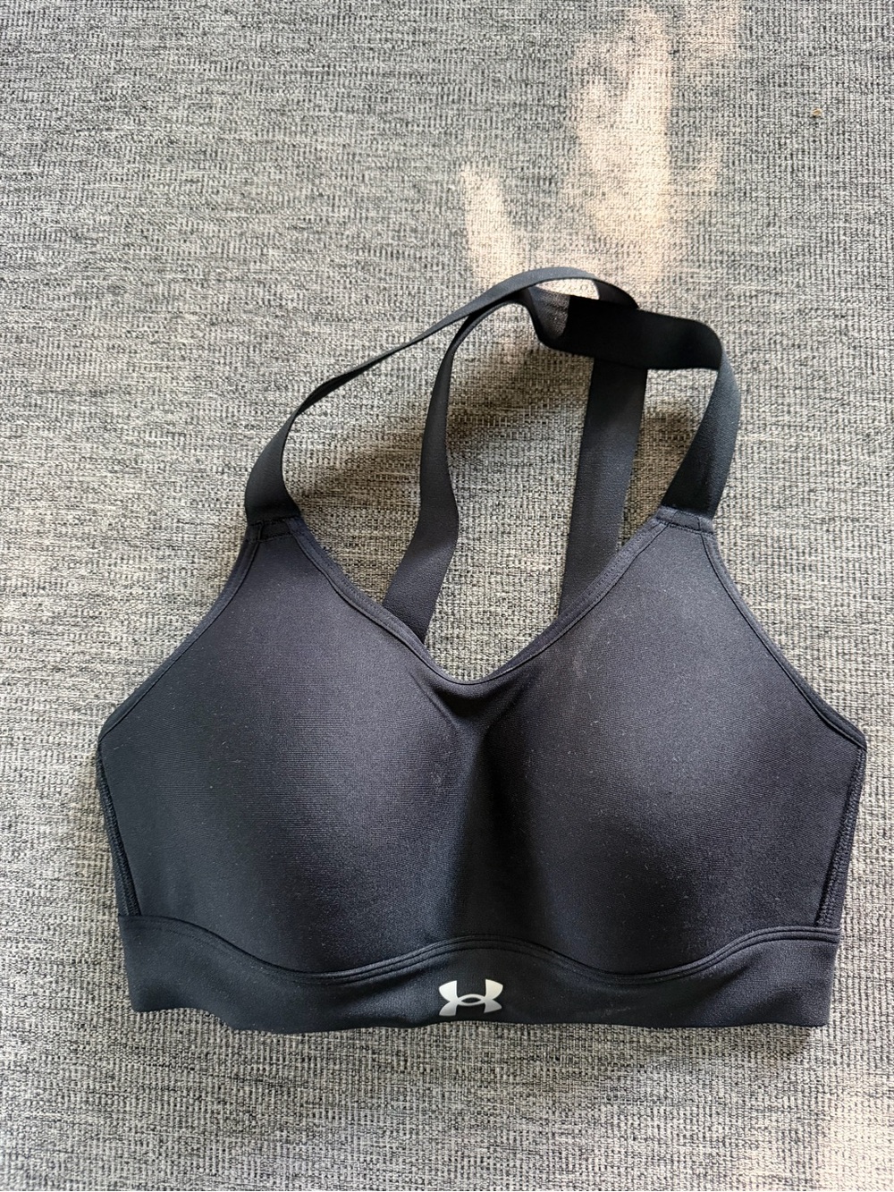 Under Armour Black High-Impact Molded-Cup Sports Bra